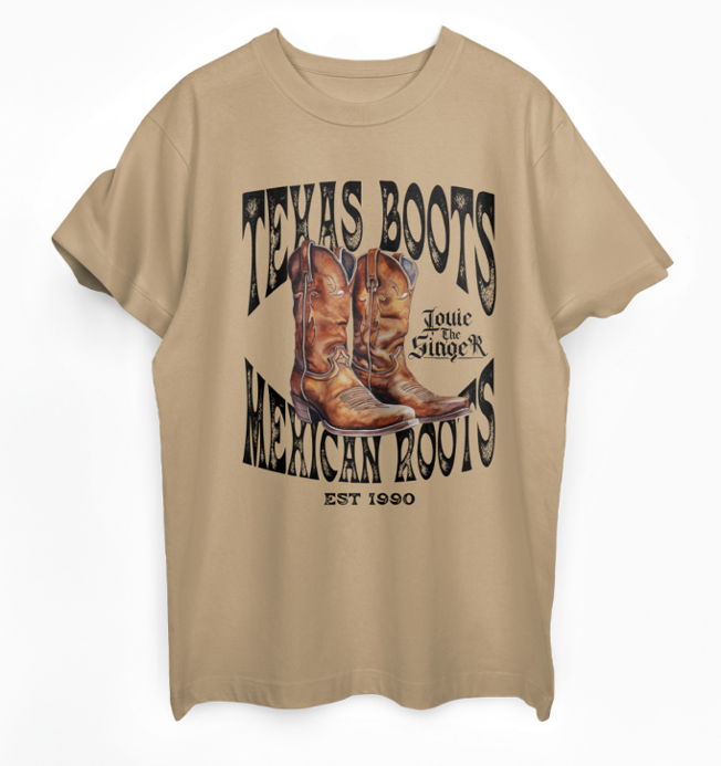 "Texas Boots, Mexican Roots" T-Shirt